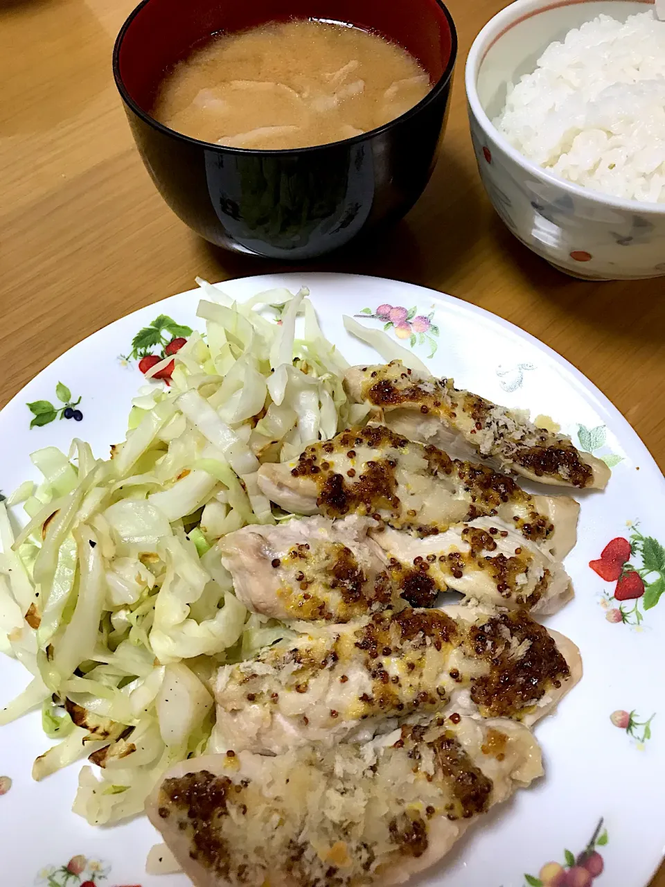 鶏胸肉とマスタードソースがけ|sinさん