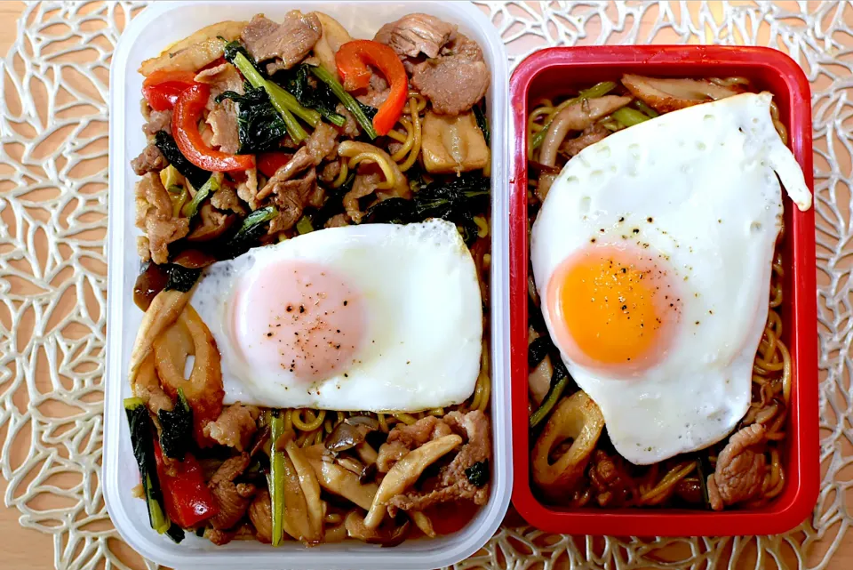 Snapdishの料理写真:焼きそば弁当|dra-kichiさん