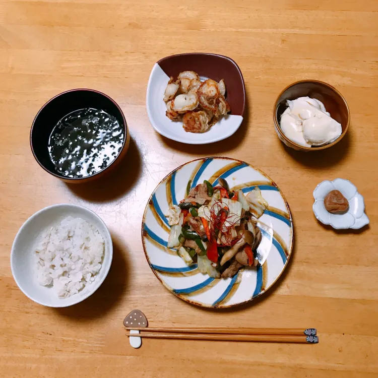 豚肉とキャベツの甘辛炒め🥢|ちゃみこさん