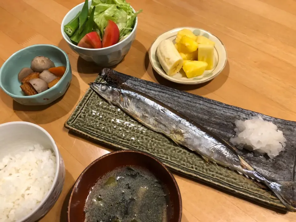 Snapdishの料理写真:初物☆サンマの塩焼き|Natsuki Ishikawaさん