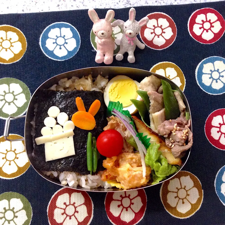 今日のお弁当🎑#夫弁当 #お月見弁当|naonaomimichanさん