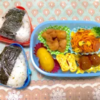 Snapdishの料理写真:小２男の子 遠足お弁当|チビミミさん