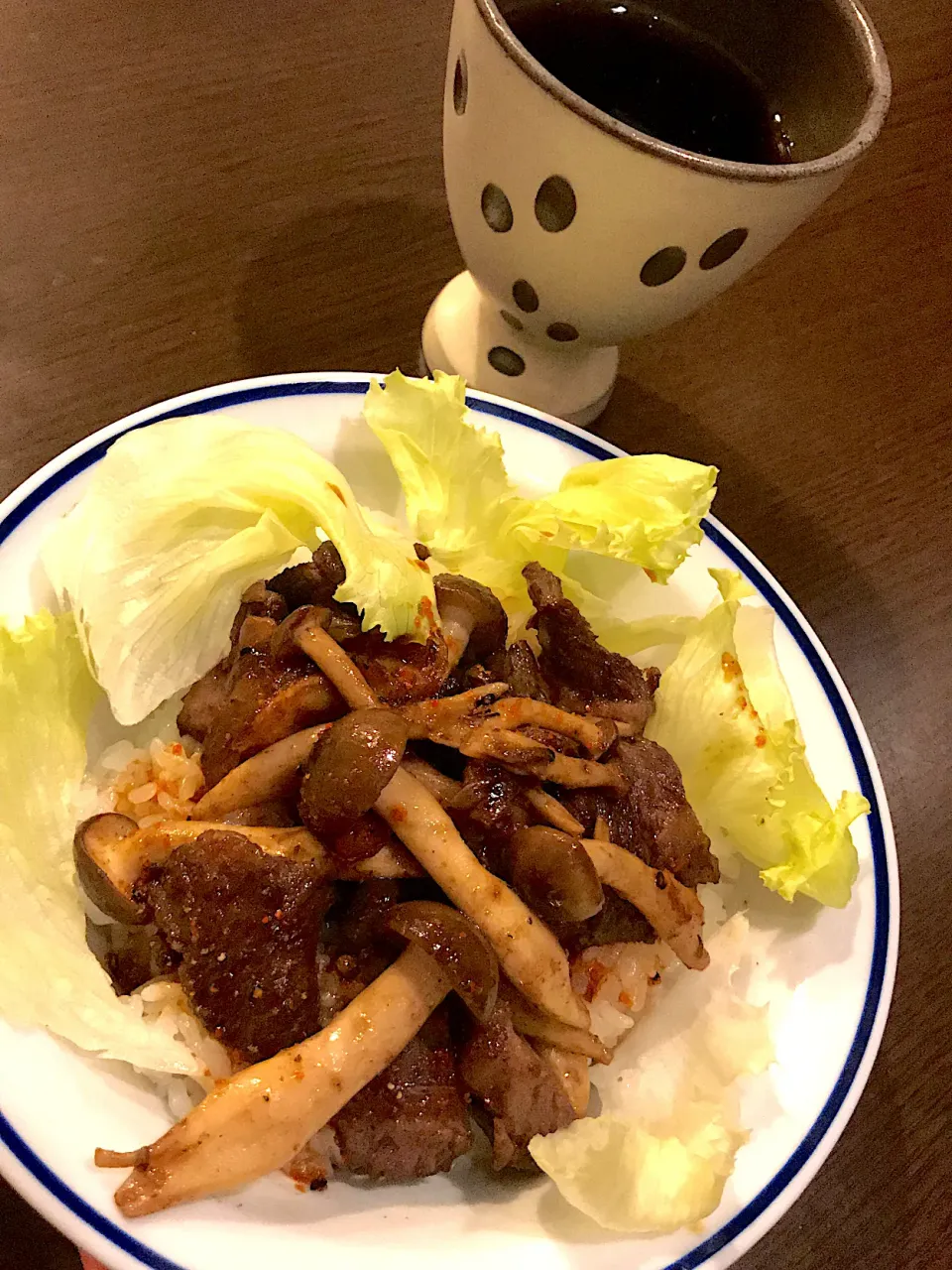 ステーキ丼  辛味醤油ダレ|ch＊K*∀o(^^*)♪さん