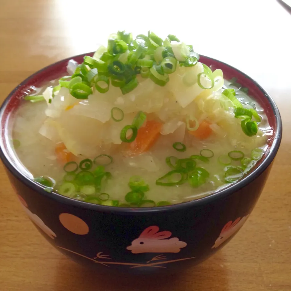 具沢山味噌汁🍀又、朝晩涼しくなりましたね🤗💕|まいりさん