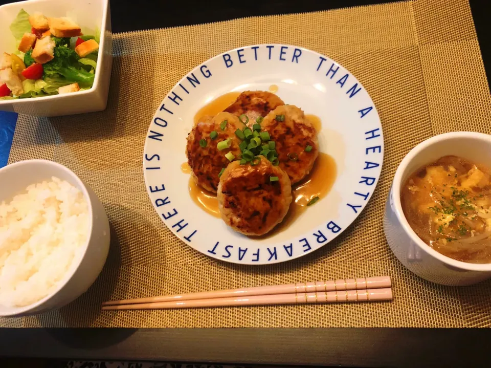 鶏ひき肉ともやしハンバーグ|Yさん