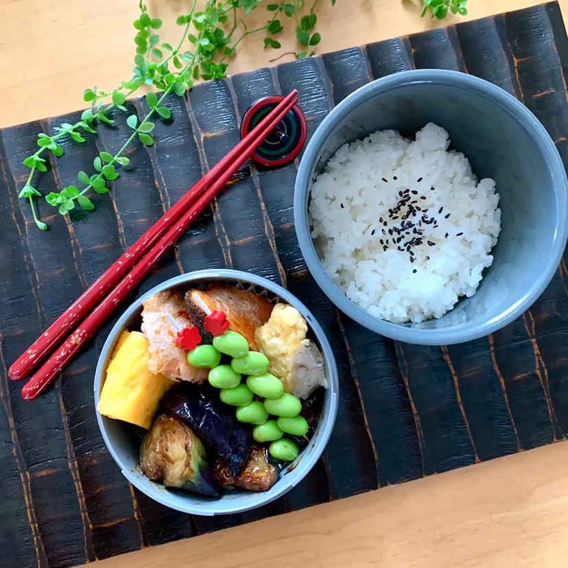 ムスメ塾弁❤︎茄子の味噌炒め|chikoさん