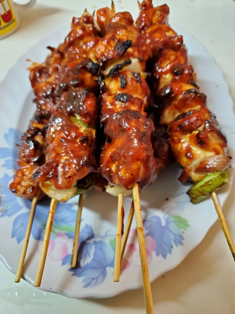 Snapdishの料理写真:chicken shish kabobs|Frank Ortizさん