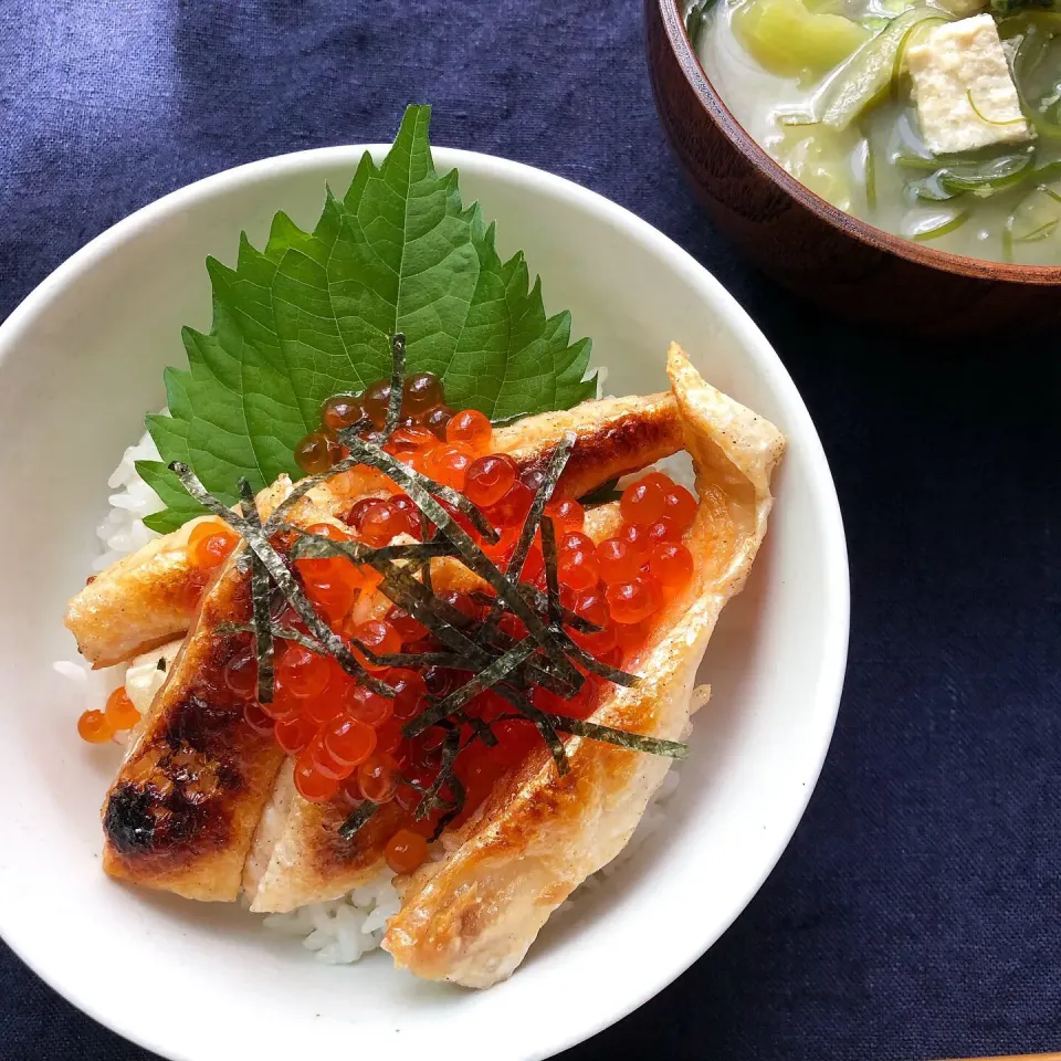 鮭の親子丼|あここさん