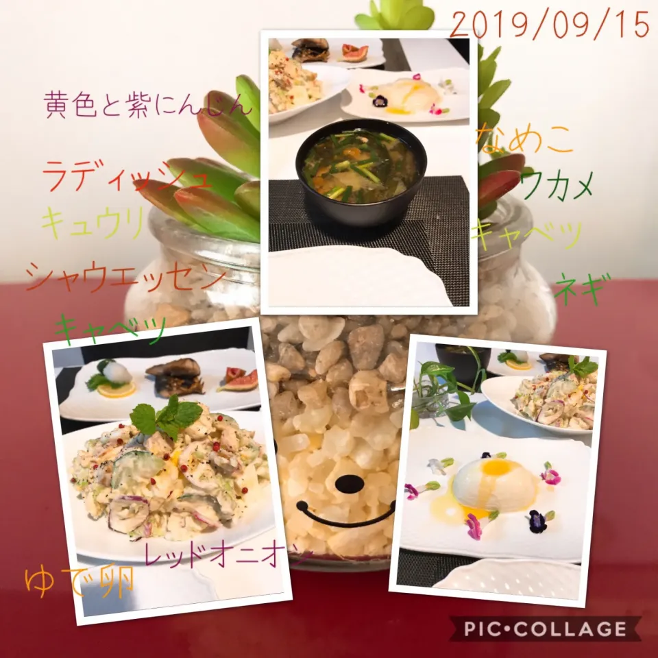 #今宵の晩ご飯（内訳）ﾊﾊﾊﾊ(^▽︎^笑)|みすてりあすゆっこさん