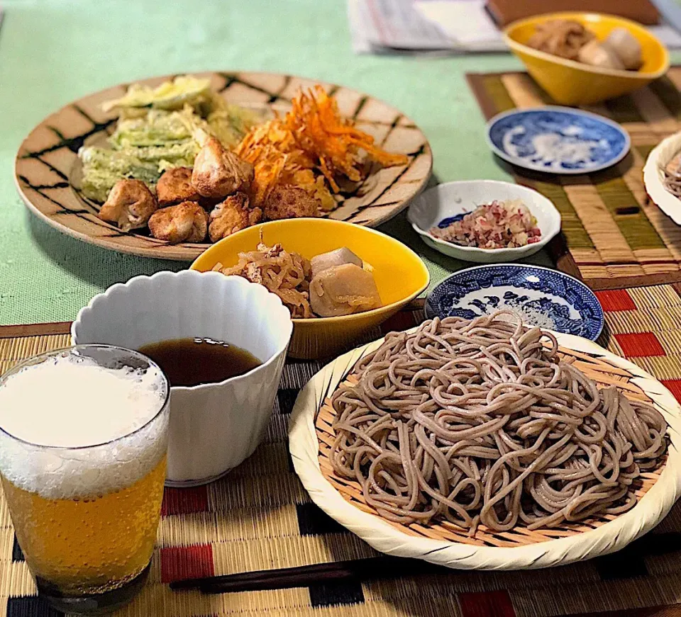 精進揚げとお蕎麦／SOBA Noodles, Vegetable Tempura🍃|angiee♡さん