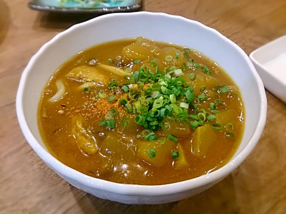 冬瓜と薄揚げのカレーうどん|古尾谷りかこさん