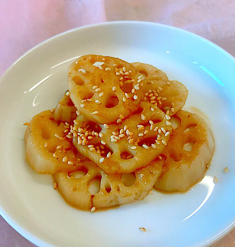 Snapdishの料理写真:レンチン✨レンコンのシャキシャキきんぴら|かっちゃん杉さん