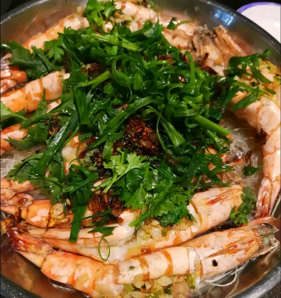 steam prawn with vermicelli|wendyさん