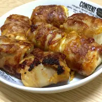 Snapdishの料理写真:豆腐の豚バラ巻き|bacchiさん