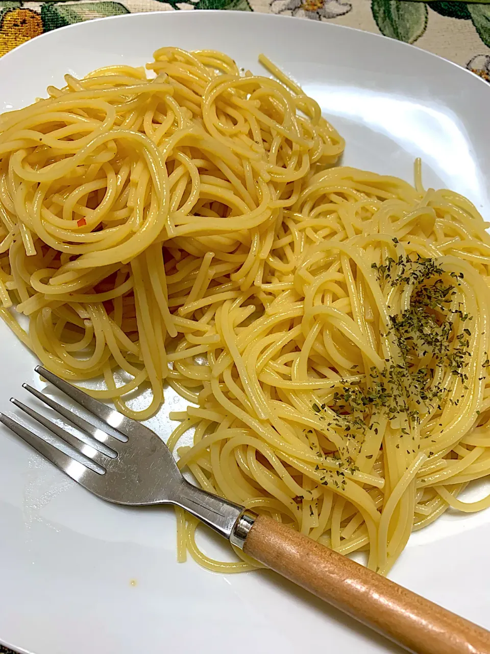 ペペロンチーノとレモンのパスタ|D-fukuさん