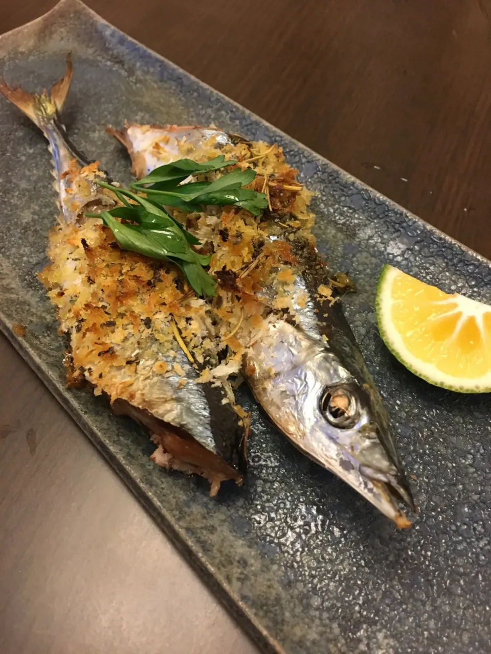 秋刀魚の香草パン粉焼き|kayopiyoさん