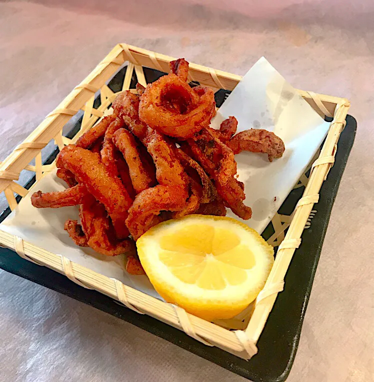 Snapdishの料理写真:冷凍焼きいかの唐揚げ😊|かっちゃん杉さん