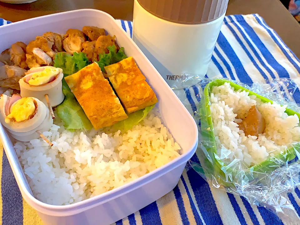 カレーライス 鶏肉 弁当|🍭よっぴさん