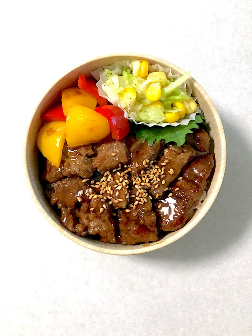 9／17  焼肉丼~|mayaマミィさん