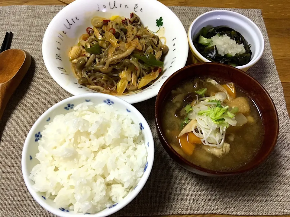 丸美屋の麻辣春雨定食
 #簡単料理  #あるもので|morimi32さん