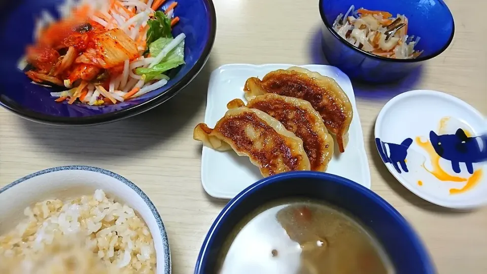 餃子定食|えびぱんさん