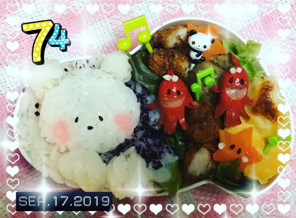 Snapdishの料理写真:高校生弁当|うさぴょんさん