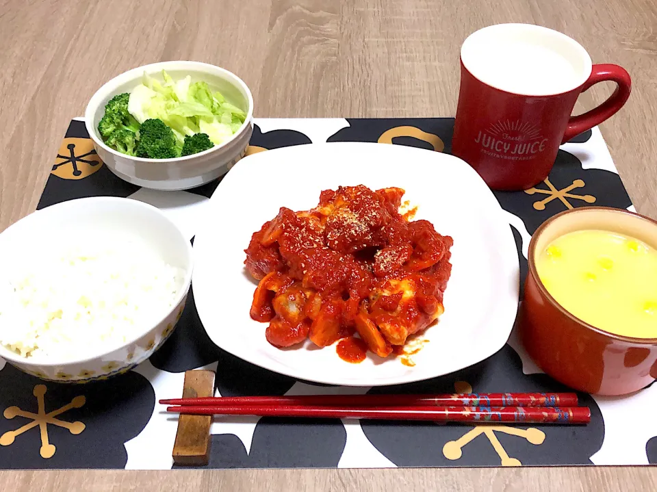 Snapdishの料理写真:鶏肉のトマト煮|有季さん