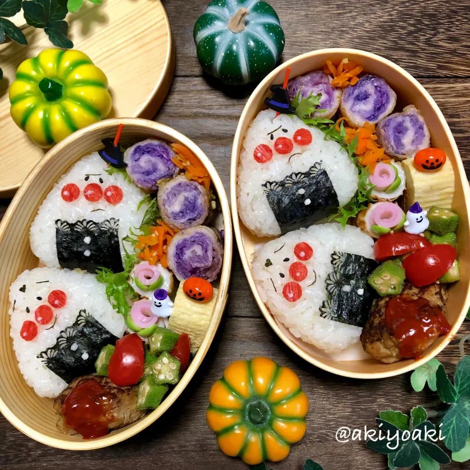 Snapdishの料理写真:アンパンマンおにぎり弁当|Akiyoෆ¨̮⑅さん