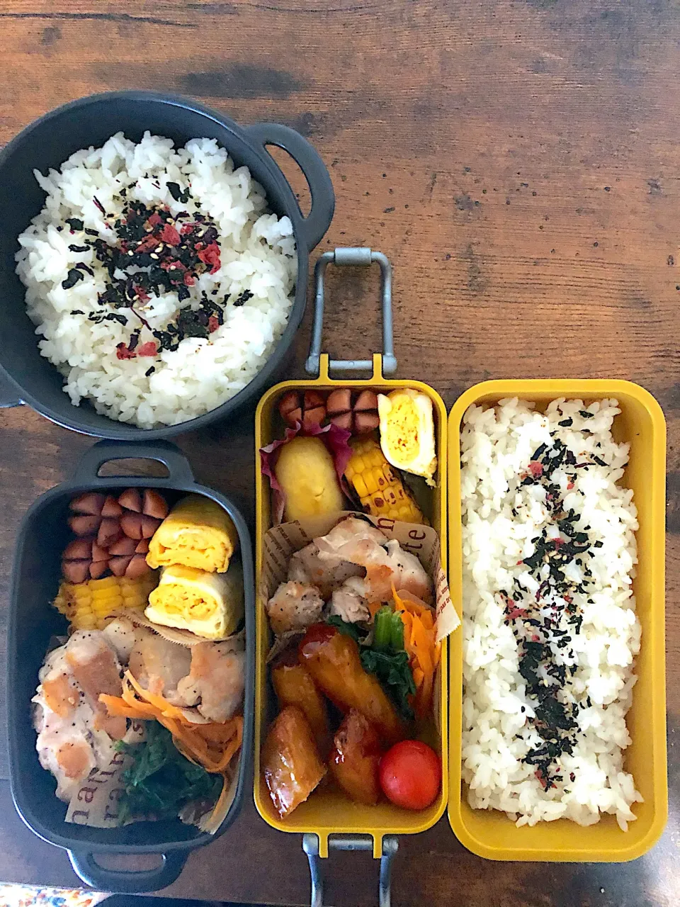 Snapdishの料理写真:2019.09.18 旦那様・娘弁当⭐️|fuuuuさん