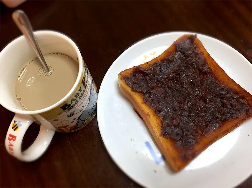 Snapdishの料理写真:小倉トーストモーニング|まるちゃんさん