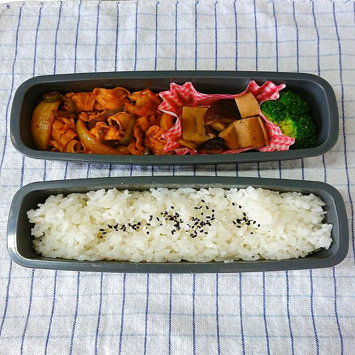 豚肉と玉ねぎのケチャップ炒め弁当|jun(・x・)さん