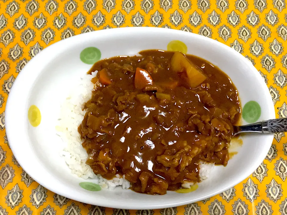 ハル君の大好きなカレー初♥️|しらたま・るさん