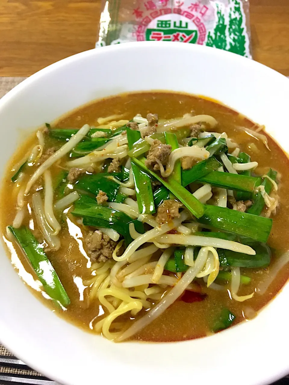 あんかけもやし麺 台湾ラーメン風
 #あるもので  #思いつき料理|morimi32さん