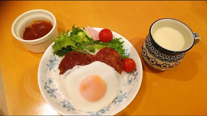 Snapdishの料理写真:💕ロコモコ丼💕|yuiママさん