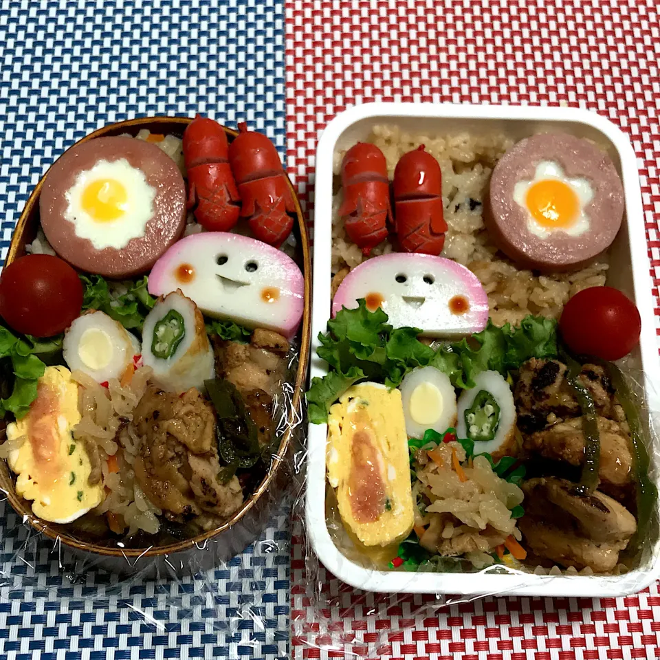 2019年9月19日 ムスコ＆オレ弁当♪|クッキングおやぢさん