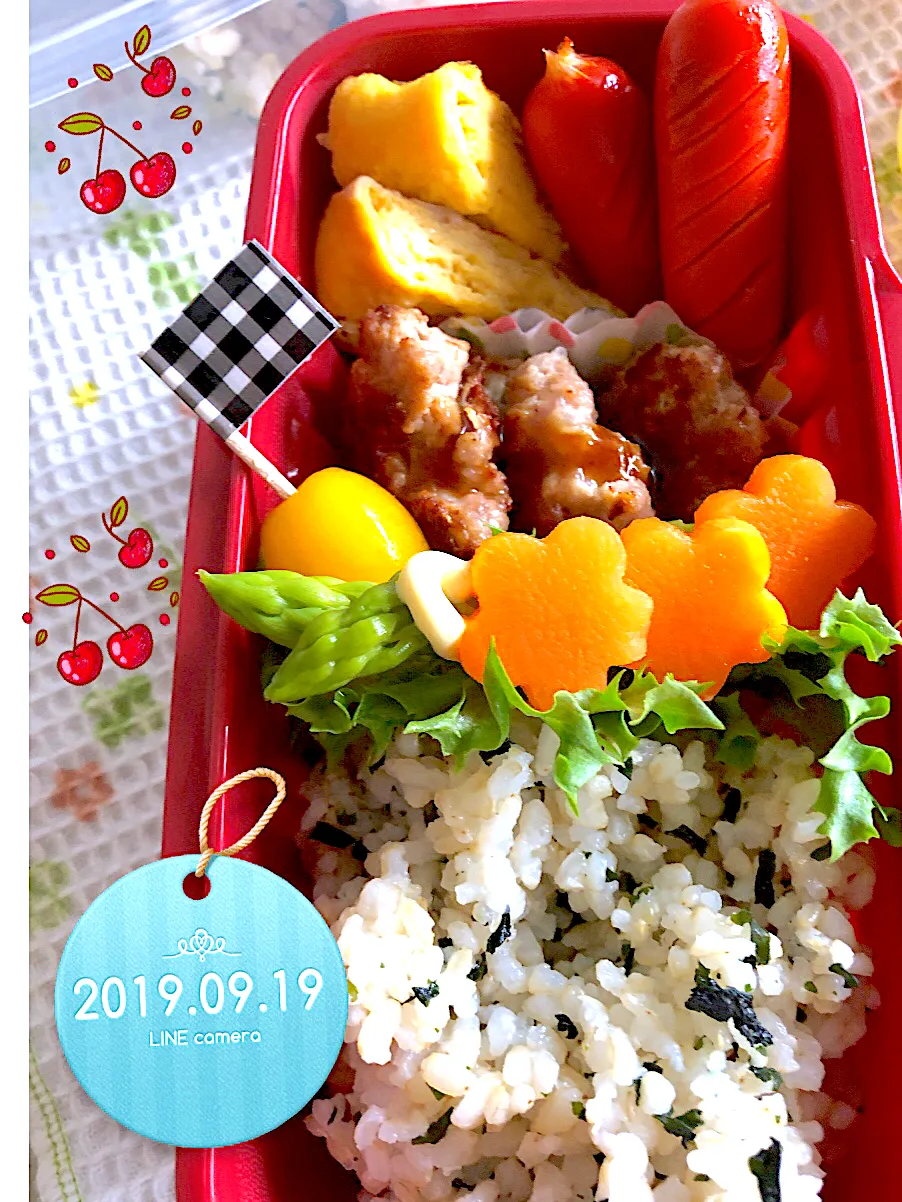 ハンバーグJKお弁当|harutomomamaさん