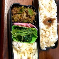 Snapdishの料理写真:9/19旦那さんお弁当|とがとがさん