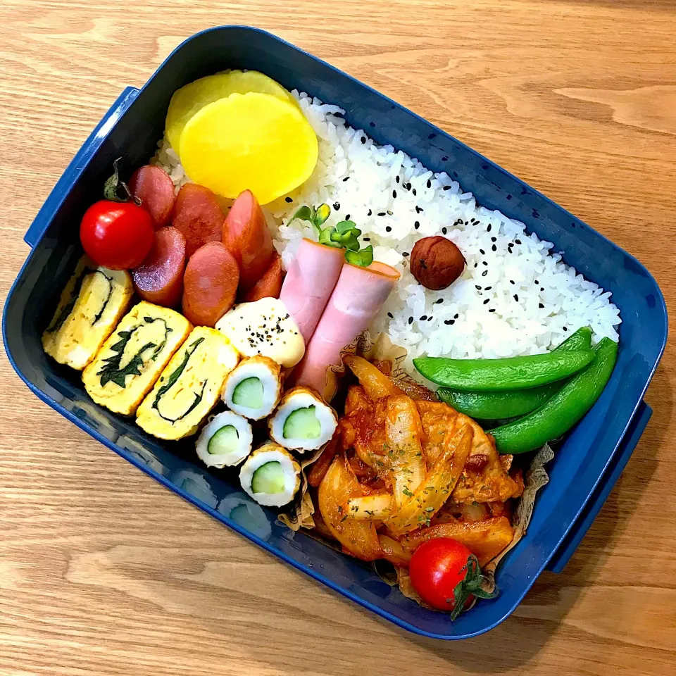 ポークチャップ弁当🍱|ちぃさん