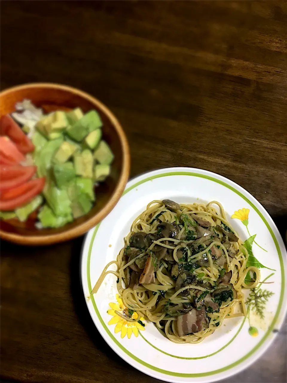 Snapdishの料理写真:ベーコンとナスのスパゲティ|V.cookさん