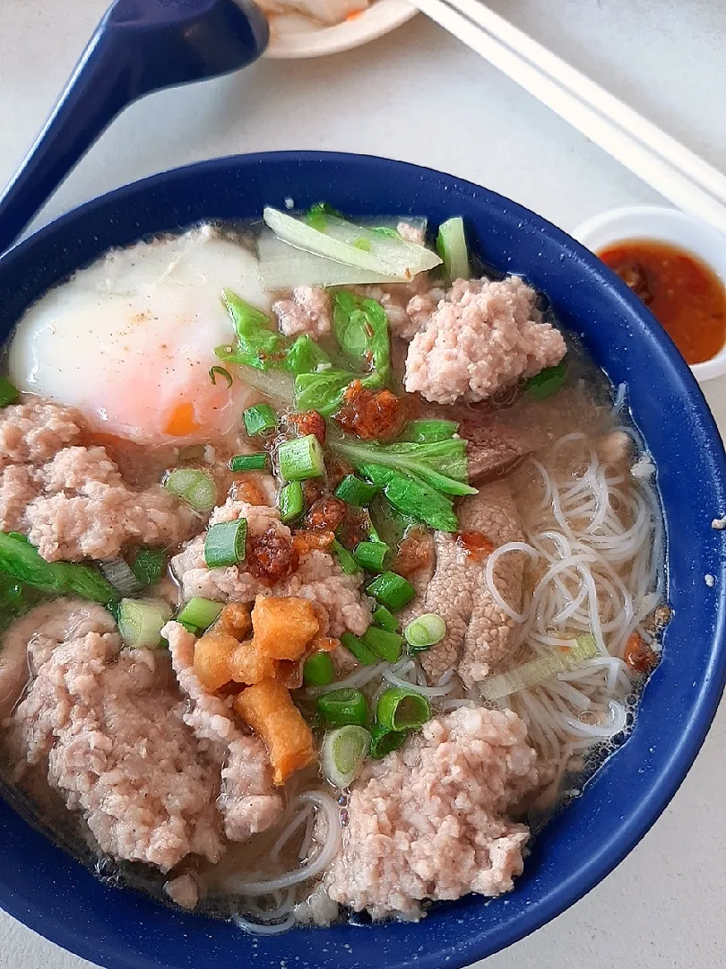 🍜 Mee hun soup (mince pork + egg)|ģřãçîöůşさん