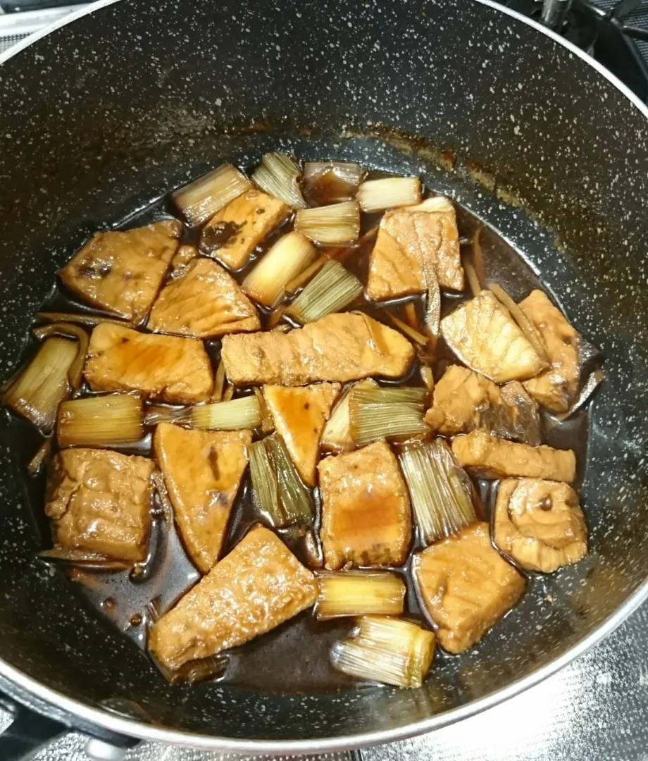 ネギとカジキの甘辛煮|しまだ ちえこさん