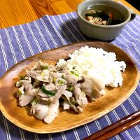 【sayaさんの料理 豚のねぎ塩焼き】