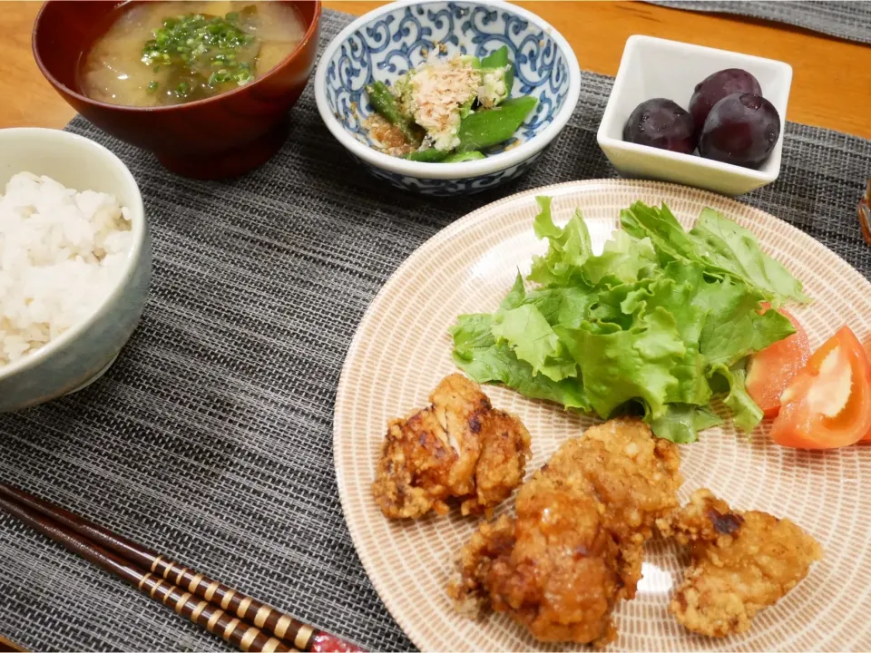 19/09/19 夕飯♪ 鶏唐揚げ|ikukoさん