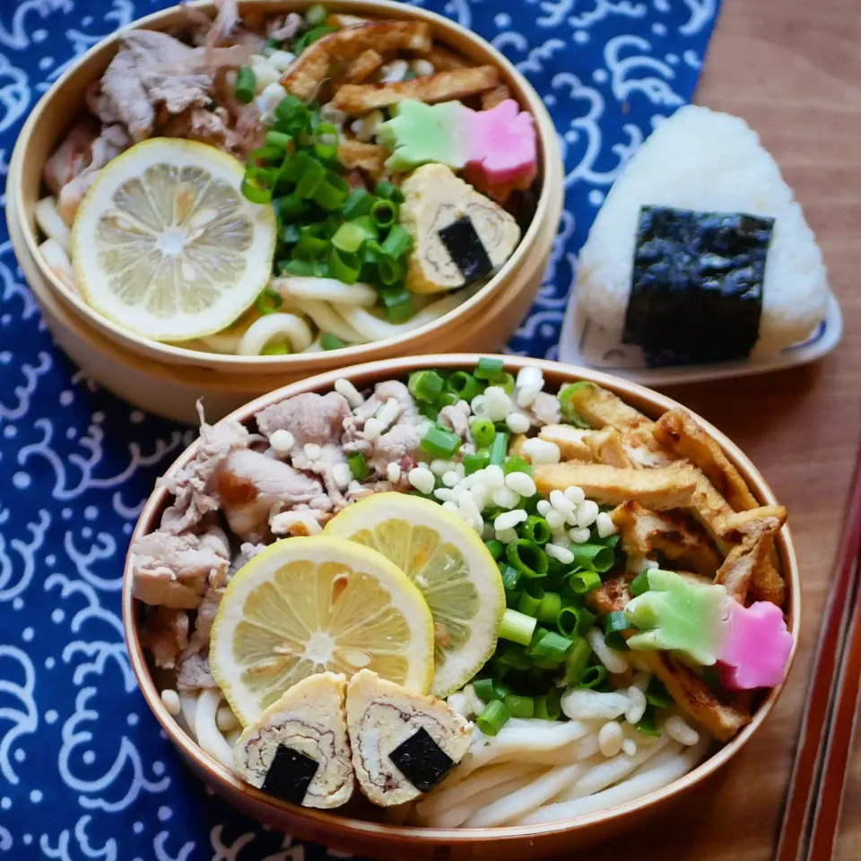 冷やし肉うどん弁当|小西ユカリさん