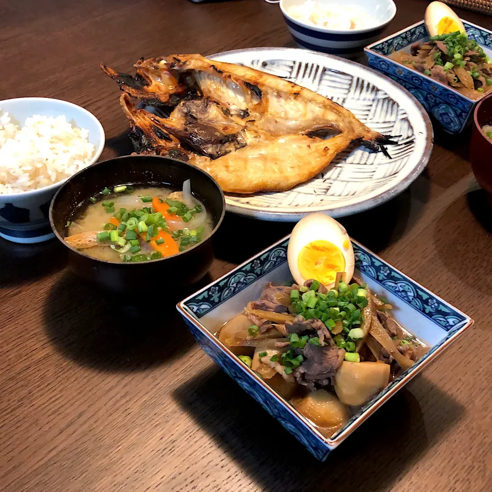 Snapdishの料理写真:うさかめさんの料理 まちまちこさんの料理 山形の芋煮（いもこじる）|モスグリーンさん