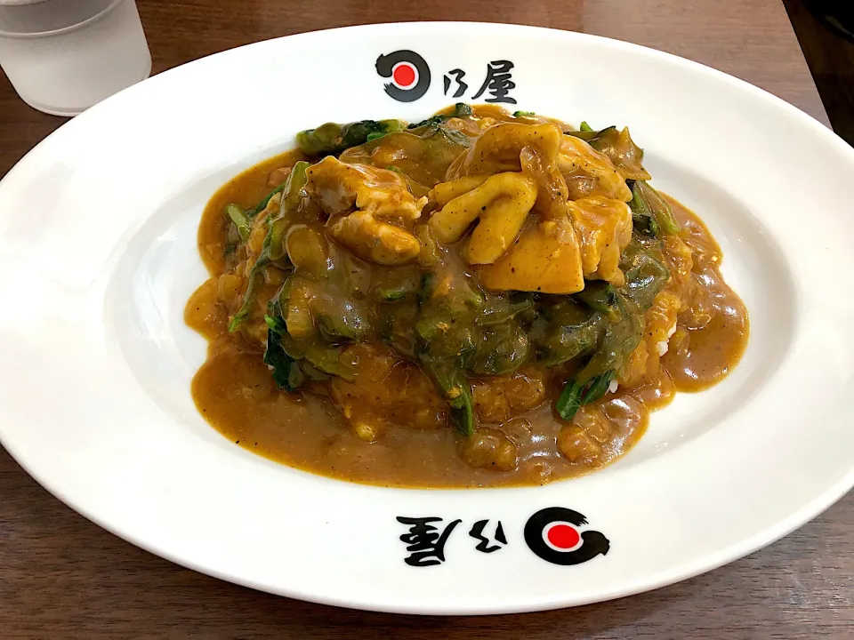 チキン&ほうれん草カレー(七部盛)|しのぶさん