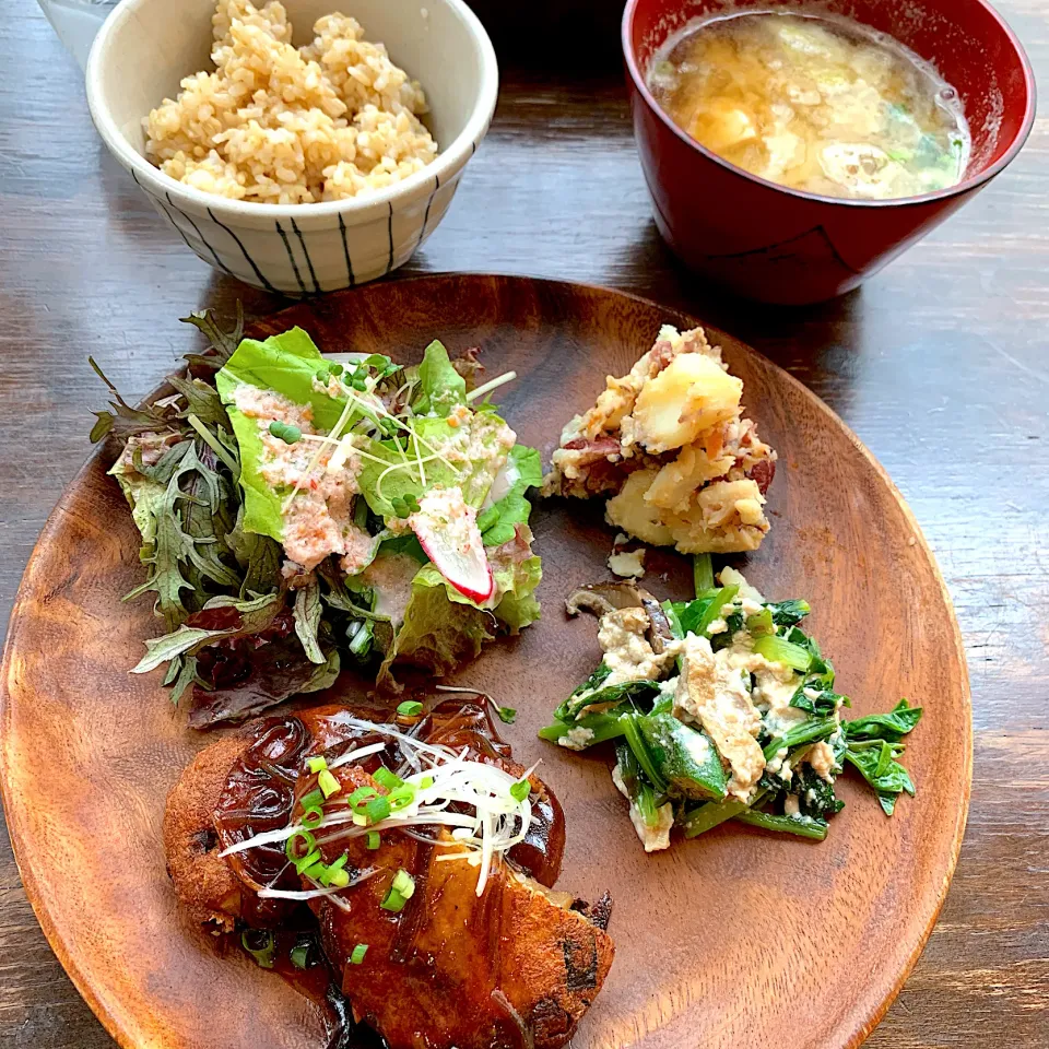 豆腐ハンバーグの黒酢餡かけ|ともこさん