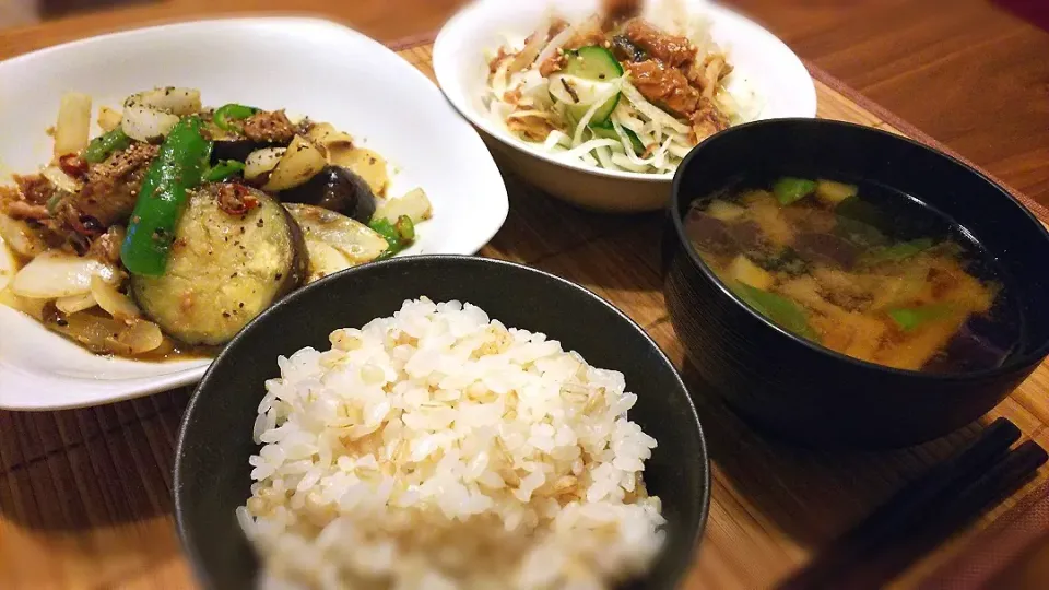 サバ味噌缶定食～
の晩ごはん✨|kaz(*･ω･)さん