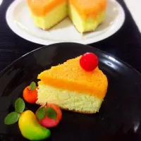 Snapdishの料理写真:Thai egg yolk thread cake 🍰 เค้กฝอยทอง|🍴melody🍛🎶さん