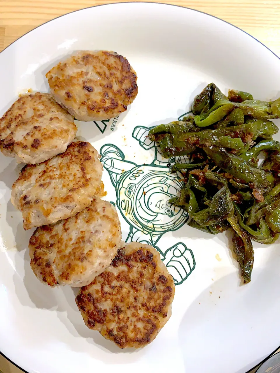 ・アジバーグ    ・ピーマンの焼き浸し|ぺろたんさん